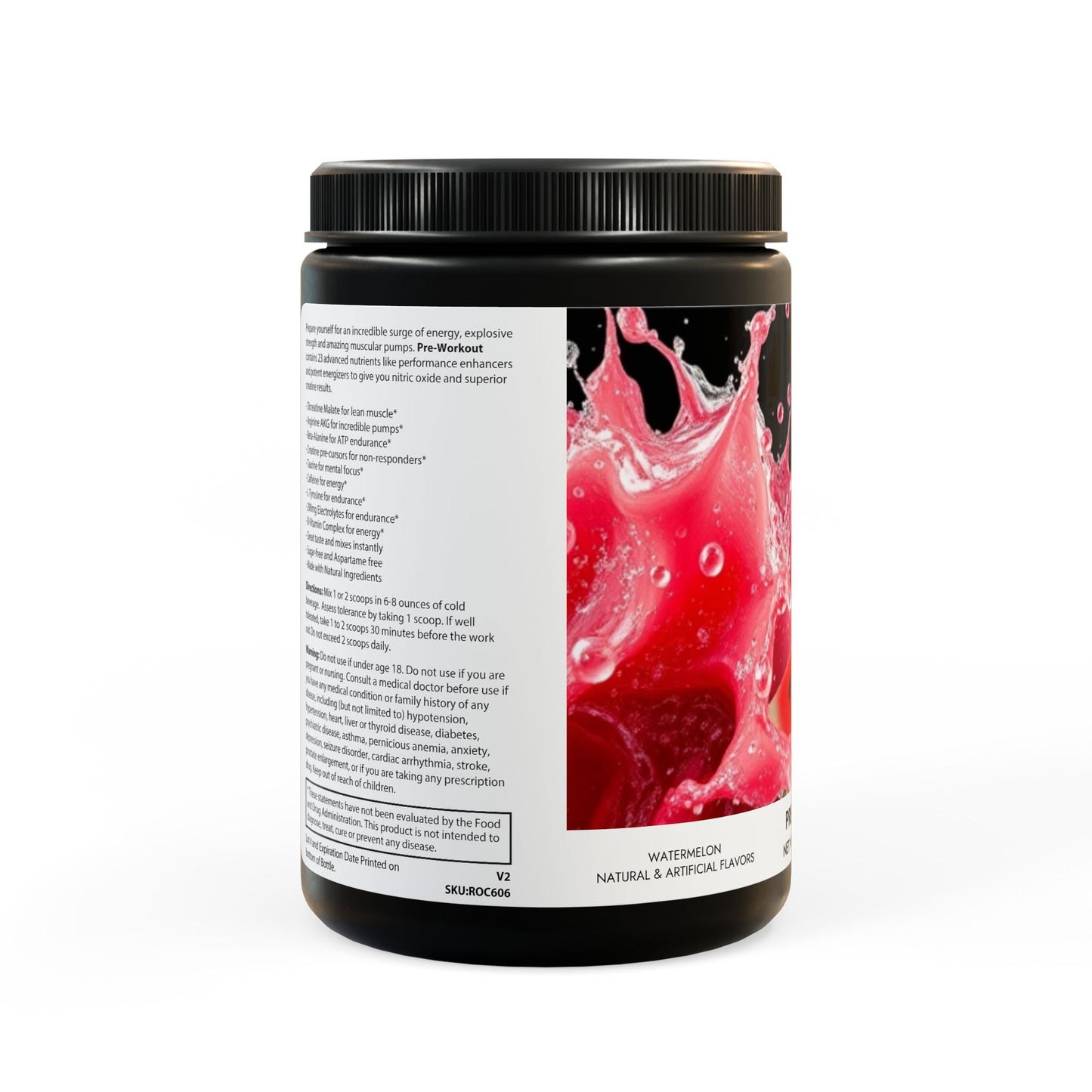 JC Pre-Workout Supplement, Watermelon (300g, 10.58oz)