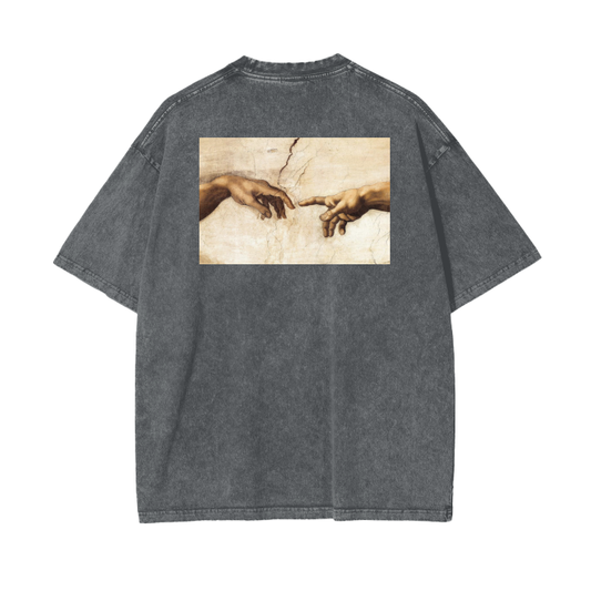 JC Oversized Snow Washed T-Shirt